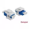 Keystone-kate DeLOCK 86807 valge kiudoptiliste adapterite jaoks 10 tk