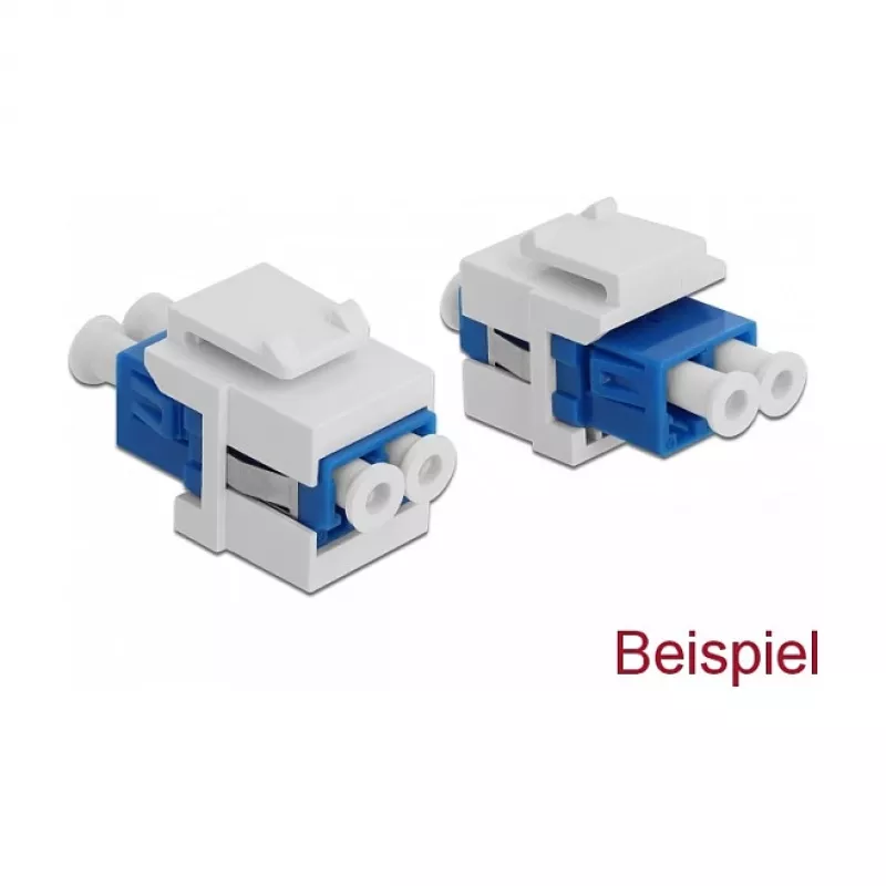 Keystone-kate DeLOCK 86807 valge kiudoptiliste adapterite jaoks 10 tk