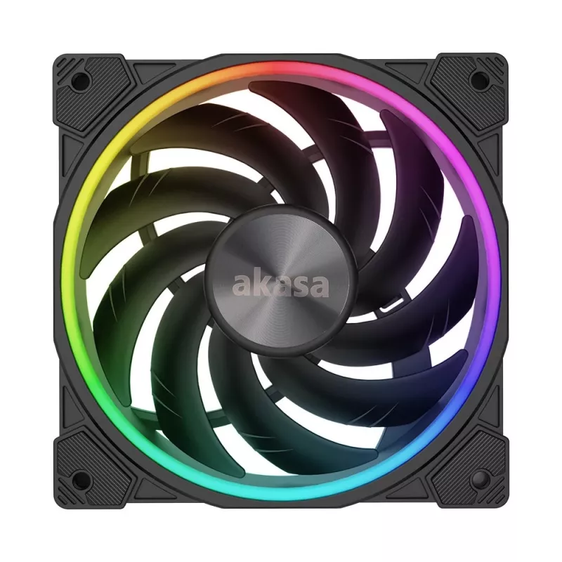 AKASA SOHO AR 120 mm ARGB korpuse ventilaator - must