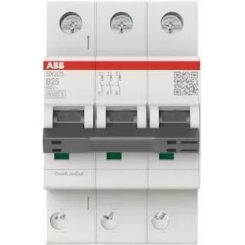 ABB kaitselüliti SX203-B25 Flexline B-Char.6kA 25A 3P (2CDS253003R0255)