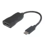 DisplayPort Alt Mode USB-C–DisplayPort-kaabel Garbot 15 cm USB 3.1, isane–emane, must