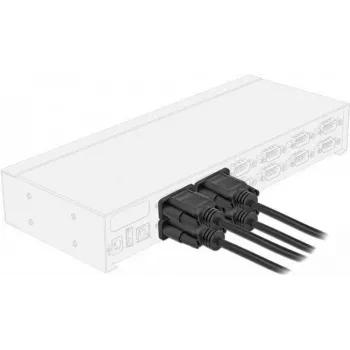 Sarjakaabel DeLOCK 86575 Must 3 m RS-232 Sub-D9