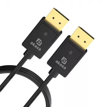 Akasa PROSLIM 8K DisplayPort.kaabel 8Ka60Hz - 2 m (AK-CBDP26-20BK)