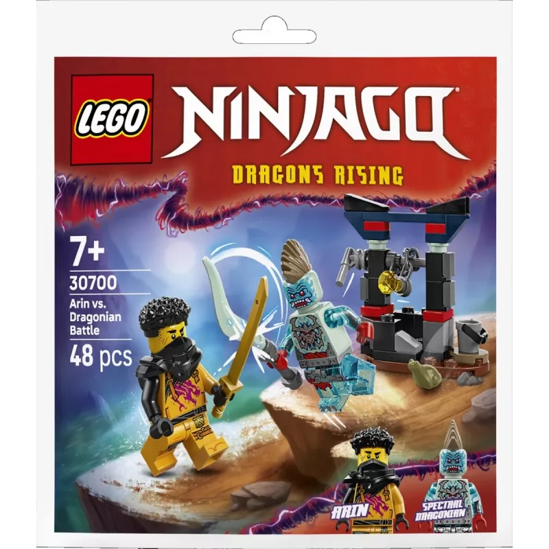 Ehitusmänguasi LEGO komplekt 30700 Arini lahing Draaginimesega polükott (minikomplekt)