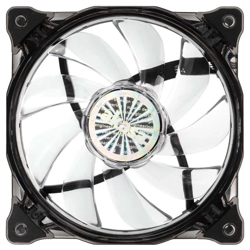 Ventilaator Akasa Vegas X7 Arvutikorpus Must Läbipaistev