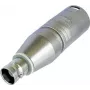 Neutrik XLR-adapter XLR-pistik - BNC-pesa NA2MBNC 1 tk (NA2MBNC)