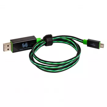USB-kaabel RealPower A/Micro-USB B 0,75 m