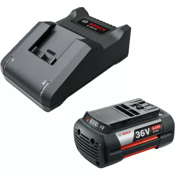 Akukäivituskomplekt Bosch GBA 36V 6.0Ah laadijaga AL 36V-20, must