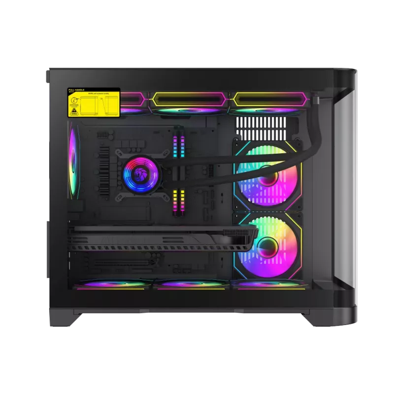 Gamemax korpus | HYPE-M BK | Must | Micro | Toiteplokk puudub