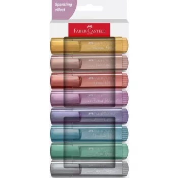 Marker Faber-Castell Textliner 46 Metallic 8 tk