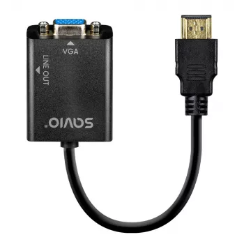 Adapter HDMI-VGA heliga AK-76 Savio SAVAK-76