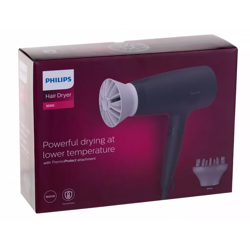 Philips 3000 seeria BHD302/30 föön 1600 W Must