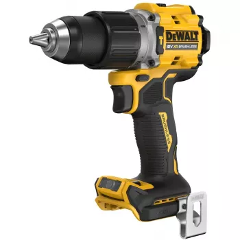 Püstolkäepidemega puur DeWalt DCD805NT-XJ — 18 V harjadeta, 2000 p/min, 90 N·m, 13 mm padrun, 1,34 kg