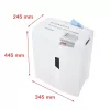 HSM shredstar X6pro dokumendipurustaja, 2 x 15 mm + eraldi CD-lõikemehhanism