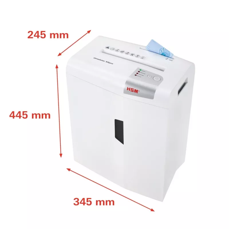 HSM shredstar X6pro dokumendipurustaja, 2 x 15 mm + eraldi CD-lõikemehhanism