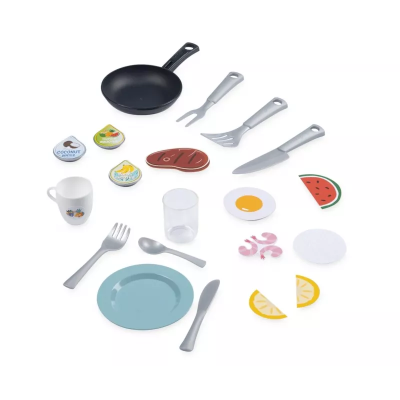 Mänguköök SMOBY Stitch Kitchen 7600311909 koos tarvikutega – laste rollimänguköögi komplekt