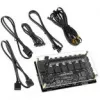 Lamptron Auto-Controller CT630 PWM ARGB — kompaktne PWM ARGB ventilaatori/kontroller, must