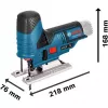 Aku-tikksaag GST 12V-70 Professional, 12 V (sinine/must, 2x liitium-ioonaku 3,0 Ah, L-BOXXis)