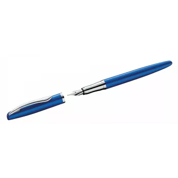 Pelikan Jazz Noble Elegance P36 täitesulepea padruniga täitesüsteemiga sinine hõbedane