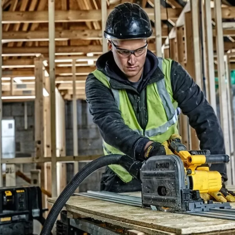 DEWALT DCS520T2 kaasaskantav ketassaag 54V 2x XR FLEXVOLT 6Ah TSTAK must, kollane