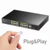 Cudy FS1018PS1 võrgulüliti 18 Fast Etherneti porti PoE-ga