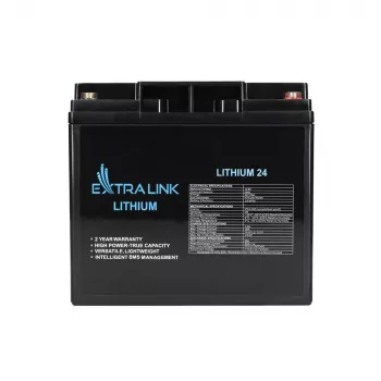 Extralink taaslaetav aku LiFePO4 24000 mAh 12,8 V