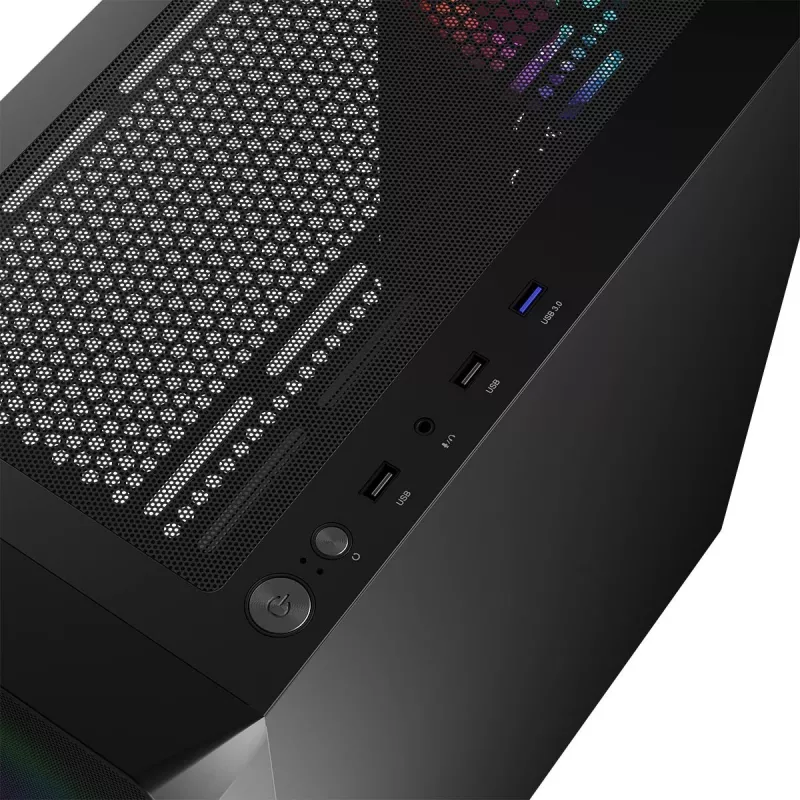 Arvutikorpus Logic Concept Portos ARGB ATX Must