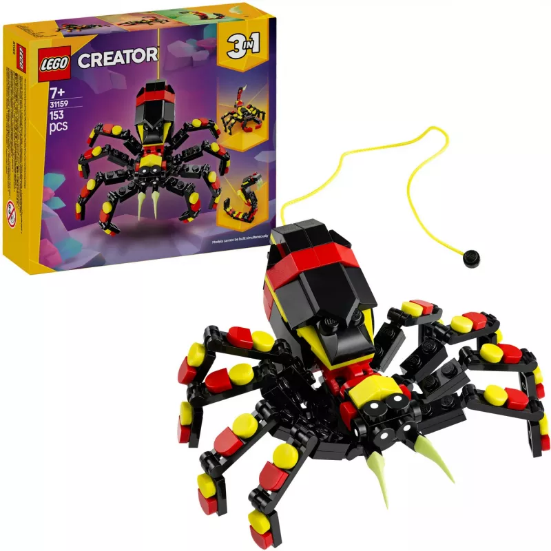 LEGO Creator 3-in-1 ehitatav ämblikumudel 31159 — 153 osa, vanus 7+, 110×150×50 mm