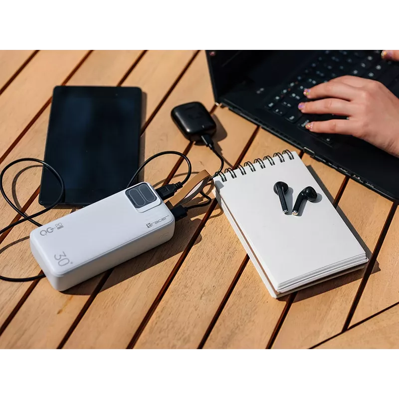 Tracer Blaze 30000 mAh 65 W, Valge