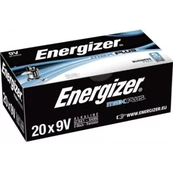 Energizer 9 V plokipatarei leelis-mangaan Max Plus Industrial 9 V 20 tk (E301323200)
