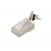 RJ45 pistik Extralink CAT6A FTP 8P8C, läbipaistev, isane/emane, 1 tk