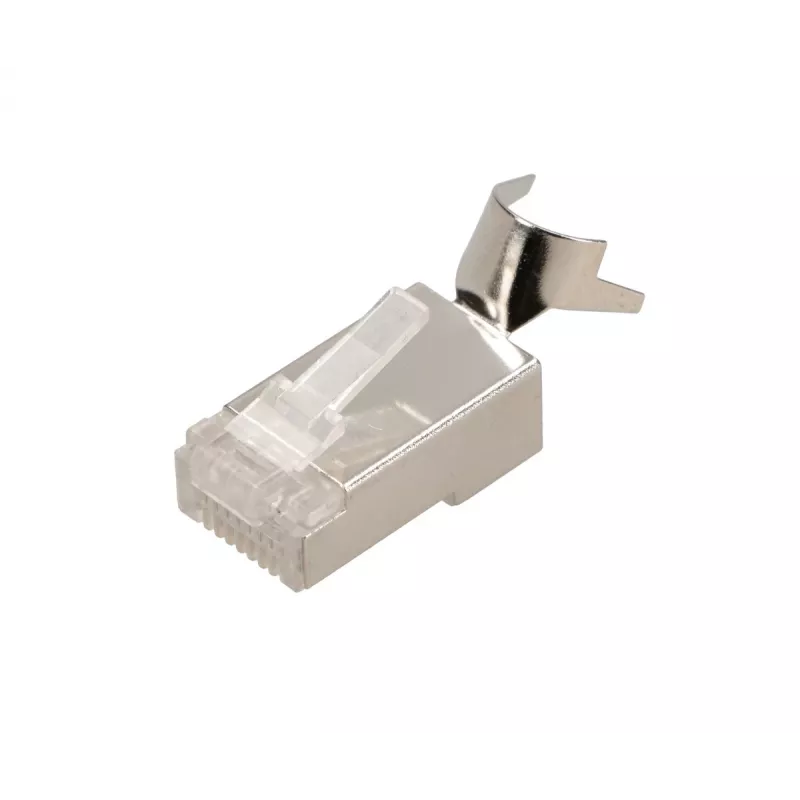 RJ45 pistik Extralink CAT6A FTP 8P8C, läbipaistev, isane/emane, 1 tk