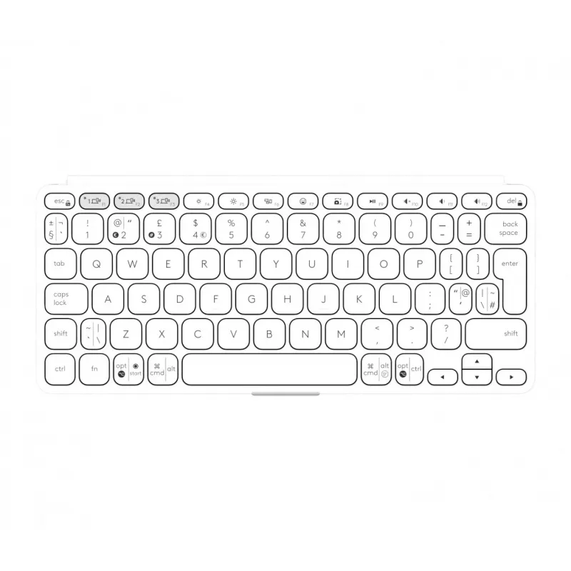 Logitech Keys-To-Go 2 klaviatuur universaalne Bluetooth QWERTY US International Valge