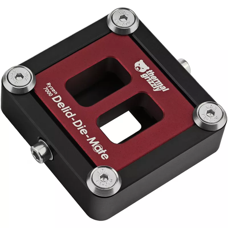 Thermal Grizzly | Ryzen 7000 Delid-Die-Mate | Must/Punane | Pole saadaval