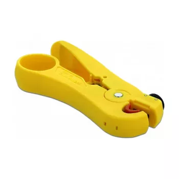 Kaablieemaldaja DELOCK 86478 — eemaldusvõime 3,5–9 mm, pikkus 111 mm, kollane