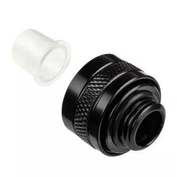 Fitting Alphacool 17471 — messing must, Ø22 mm, kõrgus 20 mm