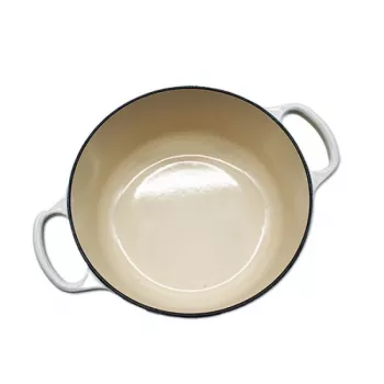 Le Creuset Signature Roaster ümmargune valge 20cm