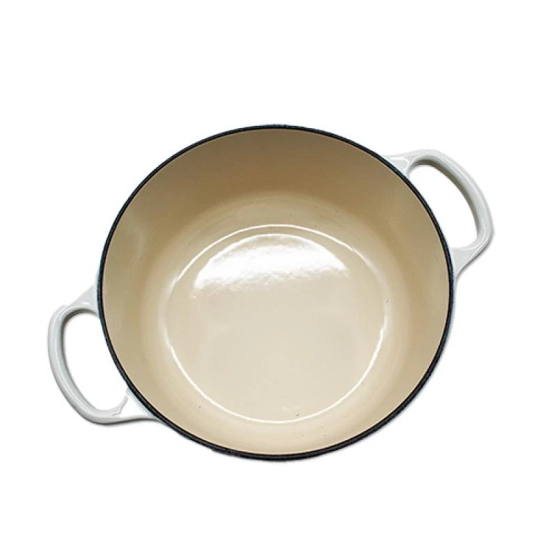 Le Creuset Signature Roaster ümmargune valge 20cm