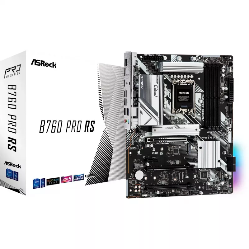 ASRock B760 Pro RS DDR5 ATX emaplaat
