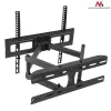 TV wall mount MACLEAN MC-760 for 32–55 inch TVs, steel, VESA up to 400x400, 30 kg, Must, 9.6–44.8 cm