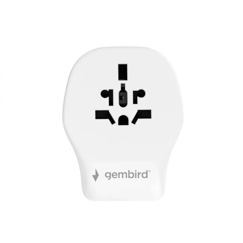 Seinareisiadapter GEMBIRD TPA-1A2C20-02-W 20W — 1×USB-A + 2×USB-C, Type G pistik, 100–250V, valge