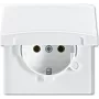 BUSCH-JAEGER SCHUKO-pistikupesa IP44 20EUGK-32-101 AW44 kaanega 20EUGK-32-101 (20EUGK-32-101)