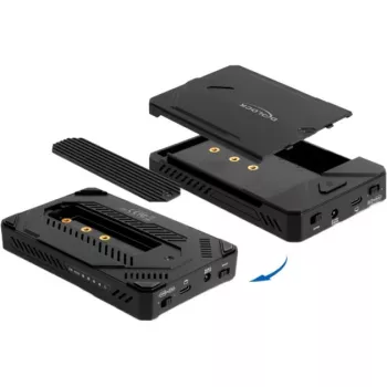 HDD/SSD korpus DeLOCK 42020 Must 2,5-tolline USB USB-C 10 Gbit/s
