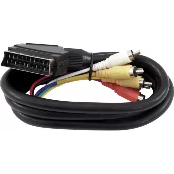 SCART-6x RCA adapterkaabel Omnitronic 1,5 m