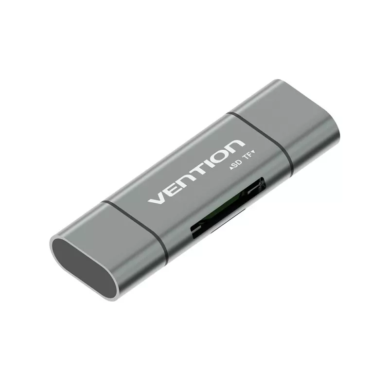 Vention USB3.0 multifunktsionaalne kaardilugeja hall metallist tüüp