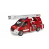 Tuletõrjeauto BRUDER 02673 punane valge ABS sünteetika 4 aastat