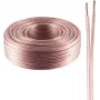 Kõlarikaabel ShiverPeaks BASIC-S 2x0,75 mm² läbipaistev CCA 100 m