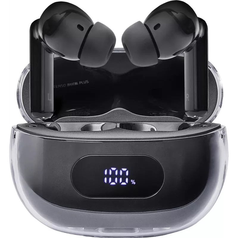 Intenso Buds Earphone Plus T310AE Must Peakomplekt True Wireless Stereo (TWS) Kõrvasisesed kõned/muusika/sport/igapäevane kasutus USB USB-C Bluetooth Must (3720310)