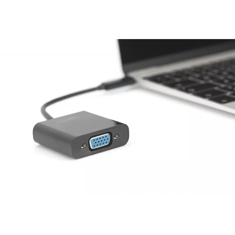DIGITUS DA-70853 USB-C – VGA adapter, Full HD 1080p, must