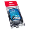 USB-kaabel Akasa AK-CBUB46-10BK USB 3.2 Gen 2 1 m Must